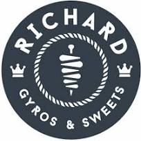 RICHARD GYROS AND SWEETS DOO  logo